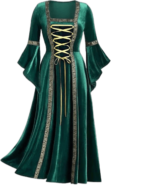 Women's Renaissance Costumes Dresses Gowns Medieval Velvet ALL Sizes