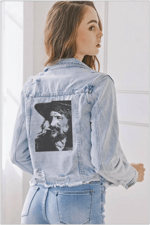 Distressed Denim Jacket