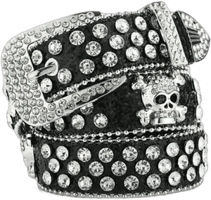 Zyharuko Scary Head Skull Buckle Waist Belt Shinning Buckle Belts for Women Men Luxury Waist Strap, Men's, Size: Large, Black