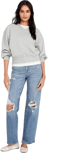 Old Navy Women's High-Waisted Og Loose Jeans