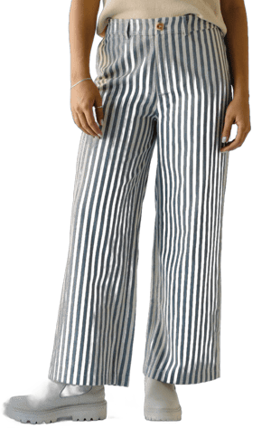 Wide Leg Striped Pants