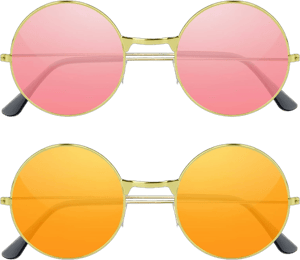 NEBURORA Round Metal Sunglasses