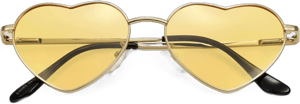 Eiuizah Polarized Heart Metal Sunglasses