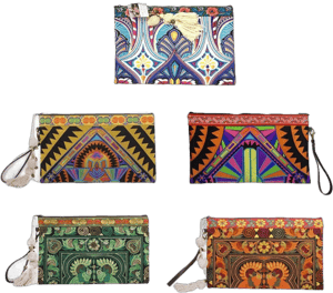 Hmong Embroidered Clutch Bag (5 Pieces)