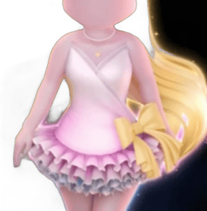 ROBLOX Royale High Prom Queen Dress Light Fairy 1 Piece