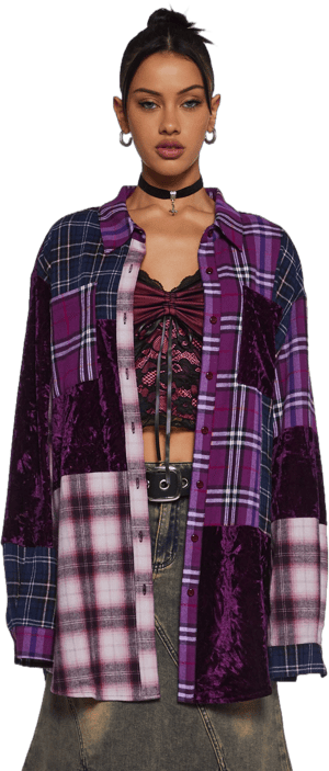 Delia*S by Dolls Kill As You Are Oversized Flannel