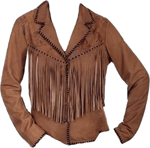 Western Leather Jackets for Women Cowgirl Leather Fringe Beaded Coat Suede Leather shirt