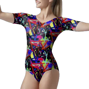 Alegra Patterned Melody Leotard