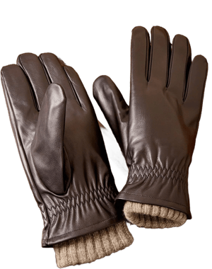 Men's Vermont Country Store Leather 3-in-1 Lined Gloves