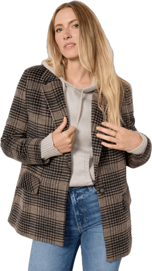 Kingston Relaxed Plaid Blazer