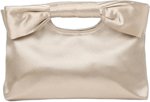 Lulus Satin Bow Clutch