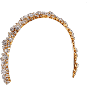 LELET NY Mattar Crystalized Crown Headband