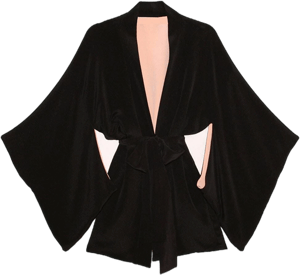 Fleur du Mal Women's Haori Silk Kimono Robe