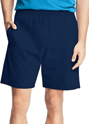 Hanes Men's Jersey Pocket Workout Shorts