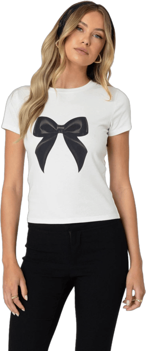 Edikted Women's Tied Up T Shirt