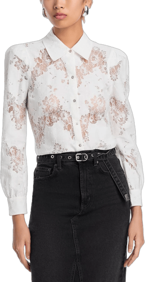 L'AGENCE Jenica Lace Blouse