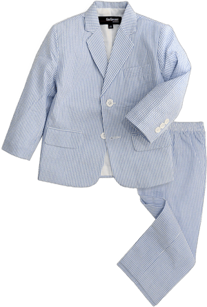 Gino Giovanni Boys Seersucker Suit Set