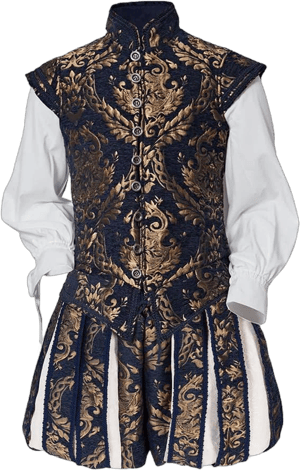 Tudor Jerkin Doublet Breeches Suit