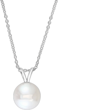 .925 Sterling Silver Freshwater Pearl Pendant Necklace