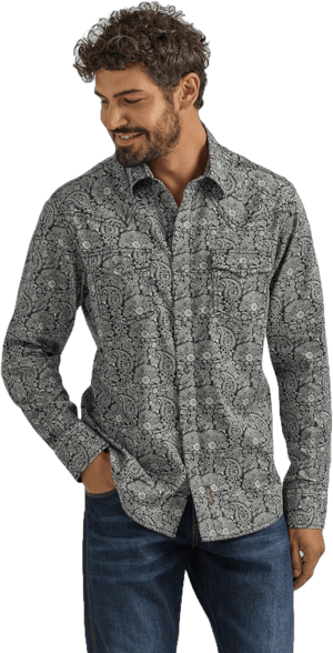 Wrangler Retro Men's Premium Paisley Shirt