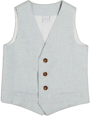 Pepa London Plain Light Linen Vest