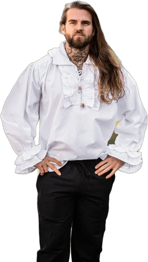 Leonardo Carbone Frilled Pirate Shirt