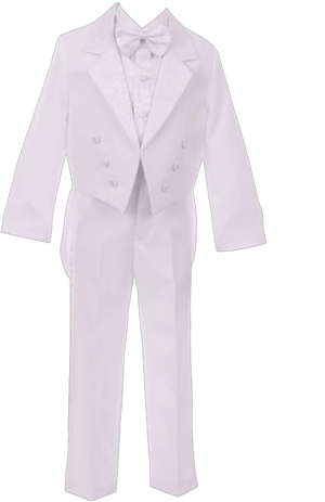 The Rain Kids Little Boys Cross Embroidery Tuxedo Suit