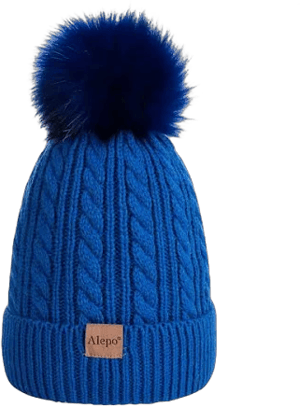 Alepo Kids Winter Beanie Hat with Pom Pom