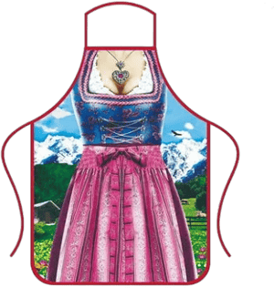 T-hotlyst Beer Festival Oktoberfest Apron for Women Men Funny Female PartyCostume Outfit Kitchen Cooking Uniform Party Supplies, 10