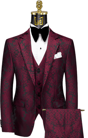 Damask 3-Piece Suit