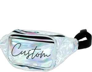 Custom Holographic Metallic Fanny Pack