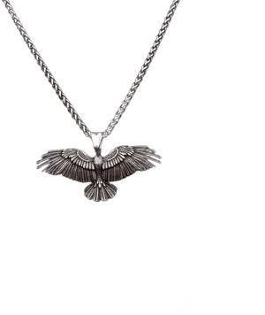 Odin's Raven Pendant Necklace