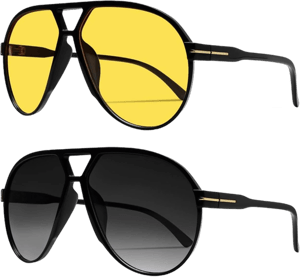 Retro Aviator Sunglasses