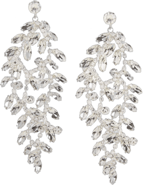 Cezanne Eveline Crystal Chandelier Statement Earrings