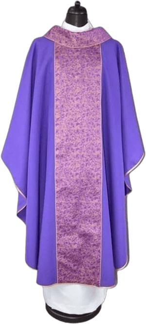 Purple Chasuble - Ceremonial Pattern (10)