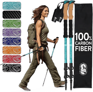 USA Brand 100% Carbon Fiber Trekking Poles