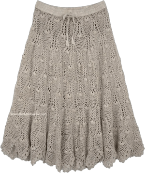 TLB Mid Length Crochet Skirt