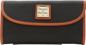 Dooney Bourke Women's Pebble Continental Leather Clutch Wallet