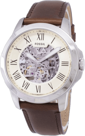 Fossil Men's Grant Automatic Leather Watch