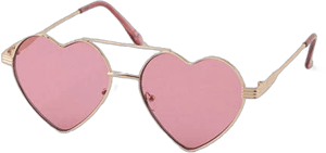 Aerie Double Heart Sunglasses