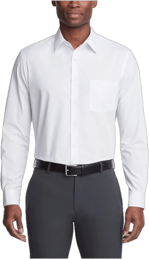 Van Heusen Men's Classic-Fit Poplin Dress Shirt