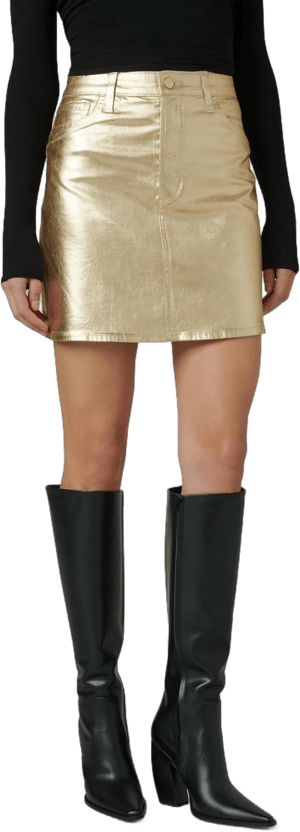 Joe's Women's The Cara Foil Mini Skirt