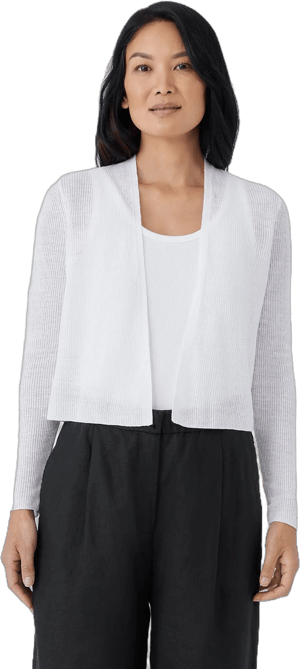 Eileen Fisher Women's Organic Linen Cotton Cropped Cardigan