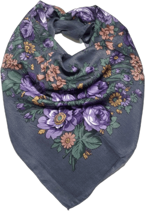 TasteOfPoland Traditional Polish Folk Head Scarf - Classy Floral Collection