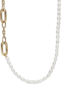 Pandora ME Slim Treated Freshwater Cultured Pearl Necklace