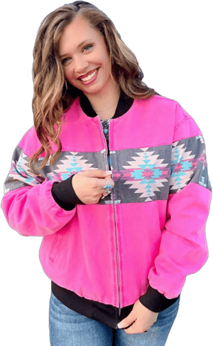 Hot Pink Bomber Jacket