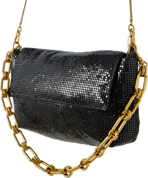 Alexis Chain Mail Crossbody Bag