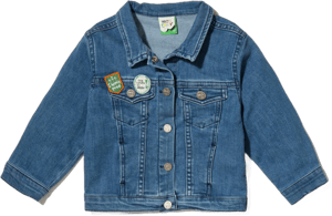 Mon Coeur Kids' Earth Loving Embeliished Denim Trucker Jacket