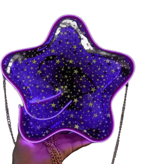 Light Up LED Star Crossbody Bag