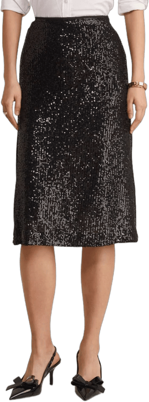 Vineyard Vines Women's Sequin Midi Skirt